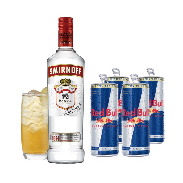 Coffret Vodka Red Bull - SOS Soirée